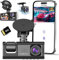 Dashcam 4K,3 Channels for Car,WiFi Camera Car Recorder with 32G Card,Super Vision, Large 170°, App Control, G-Sensor, Parking Monitor, Loop Recording
