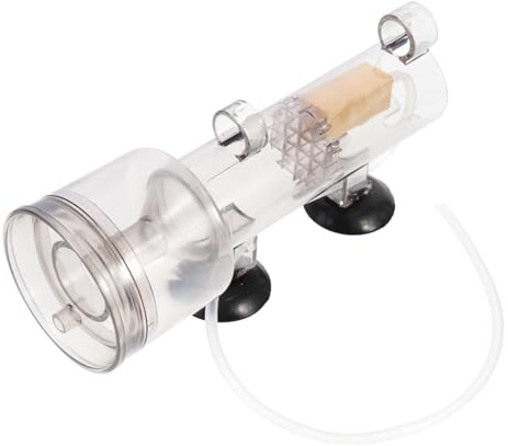 SHINEOFI Skimmer De Proteínas para Acuarios De Agua Filtro De Esponja Skimmer De Proteínas Profesional para Peceras De Acrílico