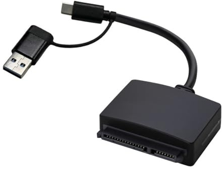 Convertidores de lector de disco duro externo USB 3.0 SATAs de 2.5 pulgadas para discos mecánicos y de estado sólido USB C SATAS