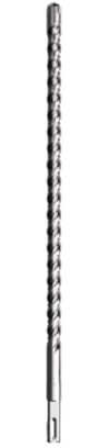 Heavy-Duty Cross Head Masonry Drill Bit for Hammer Drill - 10x350mm Square Shank, Deep Penetration