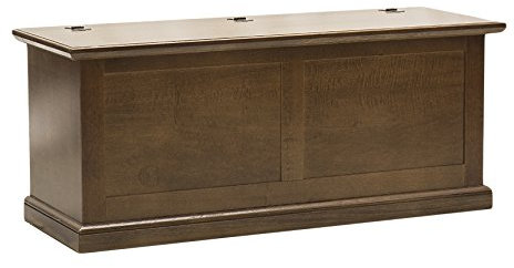 Pieffe Mobili Arte Povera Cassapanca Baule, Legno, Marrone, 120 x 42 x 50 cm
