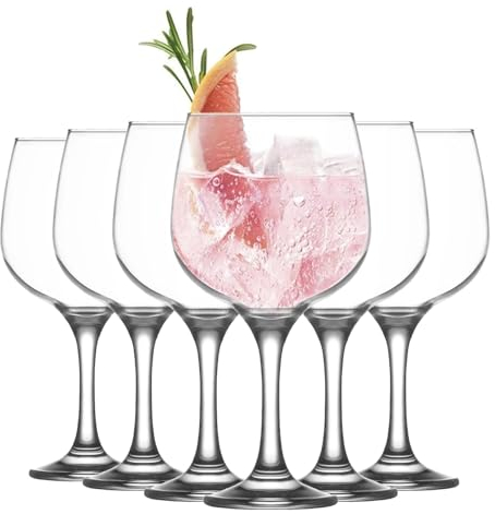 LAV Combinato Gin Tonic globo de cristal - 730 ml - Pack de 6 Gin Tonic Copa Copas