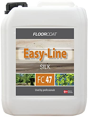 Generisch Profi Treppen und Parkettlack zur Versiegelung von Parkettböden, Platten- und Dielenböden | Farblos | Seidenmatt | Matt | Abriebfest und Strapazierfähig | Trockenzeit 1-2 Stunden | 5 Liter