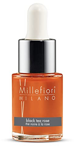 Millefiori Milano 7FIBT - Olio profumato solubile in acqua con la fragranza Black Tea Rose 15 ml