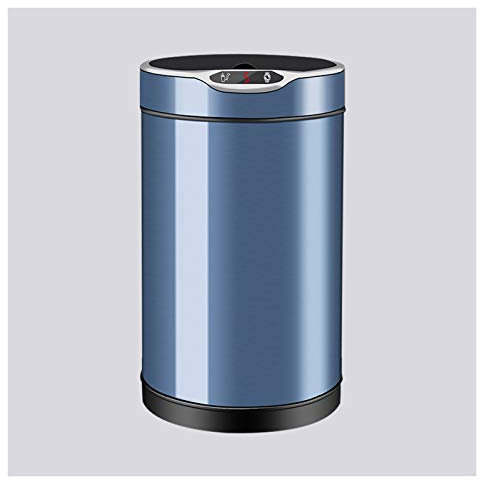 Poubelle Cuisine La corbeille à induction domestique peut être une poubelle automatique avec une poubelle en acier inoxydable ronde couvercle avec une minuterie de compte à rebours for le salon cuisin