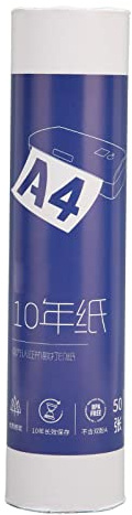 Bewinner Thermodruckpapier, Büro Thermopapier, Kopierdruckerpapier, 50 Blatt Pro Rolle, Umweltfreundlich und Sicher, Thermopapierrollen für Zjiang Drucker