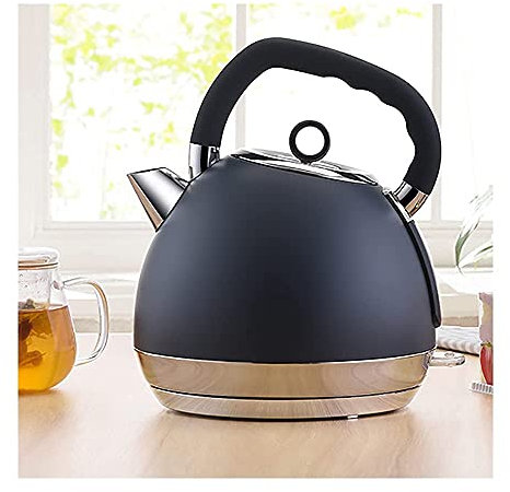 ANIFM 1.8L Electric Kettle Tea and Coffee Maker Oatmeal Quick Boil Water Heater Auto Shut Off Detachable Stainless Steel Base for Home Office,kettle Comfortable anniversary