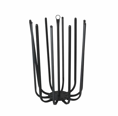 LKH Welly Boot Rack Holds 5 Pairs Free Standing Artistic Rack With Swirls Shape Wellington Boot Stand Organiser For Bedroom Hallway Indoor & Outdoor Easy To Assemble