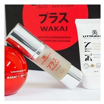 WAKAI hemunderhållssats 50 ml + serum 30 ml + Bijin 50 ml rengöringskräm - kit