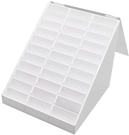 Boîte de Présentation D’échantillons de Vernis à Ongles 1 Pièce Blanche