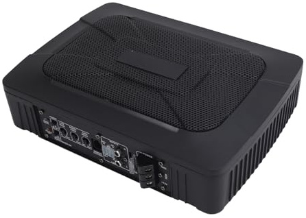 Caisson de Basses alimenté sous Le Siège 6 X 9 Pouces, Amplificateur intégré 150W RMS, Caisson de Basses Actif Ultra Fin pour Voiture