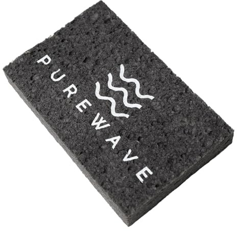 PUREWAVE Zauberschwamm aus 100% Zellulose – Nachhaltiger Reinigungsschwamm für mühelose Sauberkeit