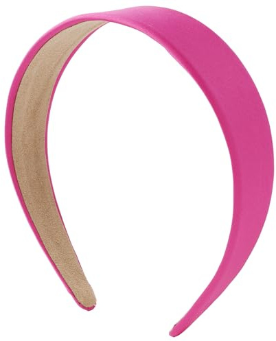 Classique Serre-Tête Rose Bandeau De Cheveux Femme Serre, Serre Tete Femme, Bandeau De Cheveux Large 4cm, Accessoire élégant Pour Cheveux, Idéal Pour Parties, Rendez-Vous, Et Tenues Quotidiennes