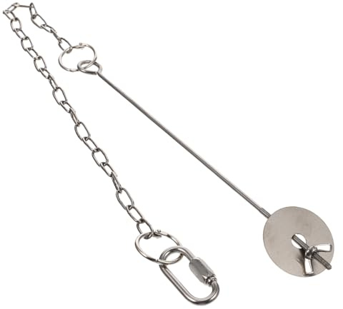 VICASKY Edelstahl Obstgabel Mit Kette Vogelkäfig Futterhalter Für Obst Und Gemüse Rostfrei Langlebig Haustier Futterspender Für Papageien Hamster Und Kleintiere