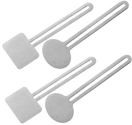 COLLBATH 4 pièces Presse-dentifrice Manuel Acier Inoxydable Clé Presse-tube Métal pour Dentifrice Cosmétiques et Peinture Essoreuse Tube Polyvalente pour Salle de Bain et Cuisine