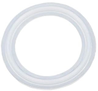 Junta de férula triple abrazadera, 5 unidades, 10, presión, grado sanitario, arandela sellado silicona(Silicon -5 Pcs,45mm-64mm)