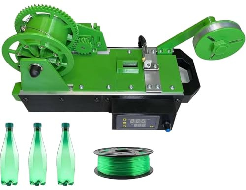 Recycler Für Recycelte Pet-Flaschen, Pultrusion Von 3D-Filamenten Aus Plastikflaschen Mit Digitaler Kontrolle(Bis Zu 300 ℃), 500 G – 1000 G/H, Netzwerk Zur Umwandlung Recycelter Pet-Flaschen D