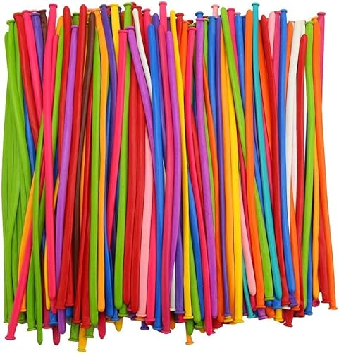 200pcs Modelling Balloons Twisting Large Mixed Coloured Art Craft Kit For Kids Birthday Party Decorations Bag Filler