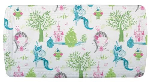 Spirella Duschmatte Badematte Duscheinlage antibakteriell rutschfest mit Saugnäpfen - Fairy Tale - ca. 91x36 cm - Made in Germany