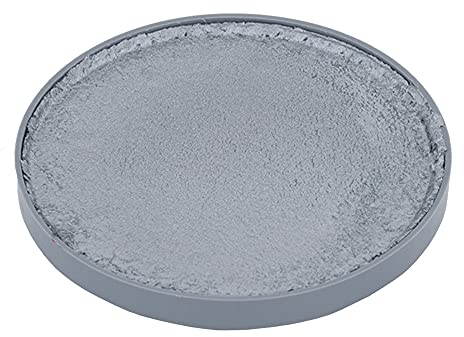 Grimas Water-Make-Up, 25ml Wasserschminke, Farbe silber 701, professionelle Körperfarbe, schnelltrockend und sehr hautschonend, ideal fürs Kinderschminken, Karneval und Halloween, auf Wasserbasis