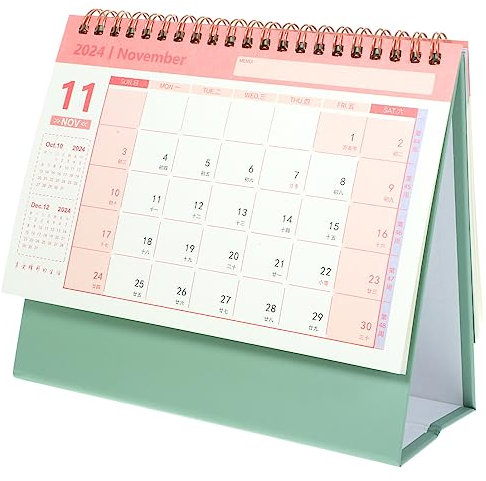 Gadpiparty Calendario De Escritorio 2024 Calendario De Encimera Calendario De Pared Familiar Voltereta De Pie 2023 2024 Calendario De Pie 2024 Mes Calendario Alumno Mini Gran Calendario Papel