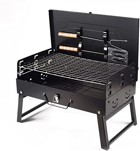 Gasgrill faltbar Outdoor Mini tragbare Camping BBQ Grill klappbar Holzkohlegrill Picknick Wandern Camping Outdoor Kochen Werkzeuge