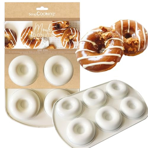 ScrapCooking 1298 Donut-Form, antihaftbeschichtet, Donuts
