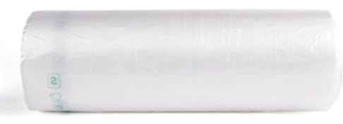 Rollo Mercado transparente, 30×40cm, 500 Bolsas, 1 KG, Sin dibujo, Bolsas de Plástico, Resistentes, Aptas para Uso Alimentario, Ideal para Supermercado y Hogar (Bolso Rollo Mercado sin Dibujo)