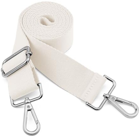 QIUTIMIY Schultergurt, verstellbarer, dicker, weicher, universeller, rutschfester Ersatz-Komfortgurt mit Metall-Drehhaken für Umhängetasche/Messenger-Tasche