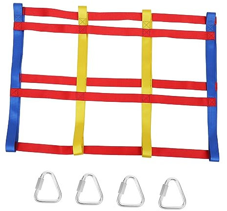 WESIEVYA 1satz Buntem Kletternetz Für Junge Mädchen Outdoor-Spielzeug Sportinteresse Und Körperlicher Koordination Geeignet Für Garten Und Spielplatz