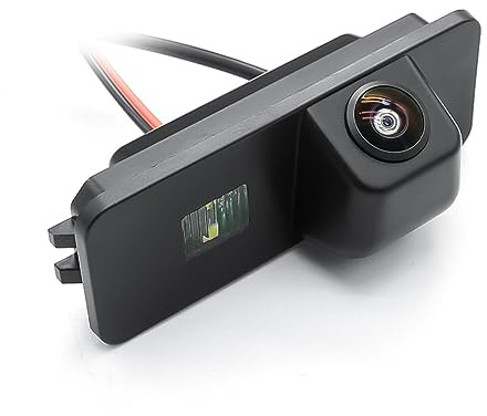 HD 1080P Auto Rückfahrkamera für VW Golf CC Passat Polo Golf Scirocco EOS Lupo (2 cage) Phaeton Beetle SEAT GreenAuto 170 Grad Betrachtungswinkel AHD 720P Kennzeichenlampe Rückfahrkamera
