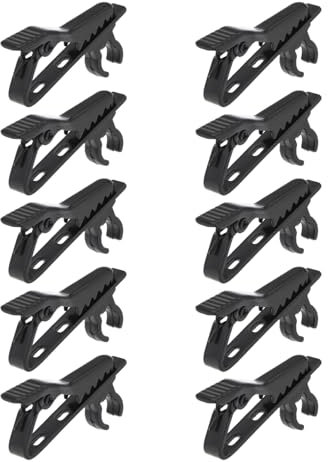 Limtula 3 x 10 pinces à cravate en métal pour micro cravate cravate cravate photographie studio accessoires