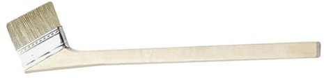 Long Reach Angled Paddle Paint Brush, Paste-treated Paint Brush Tool - Wooden Bristle Material For Home Decoration, Furniture Restoration And Boat Maintenance