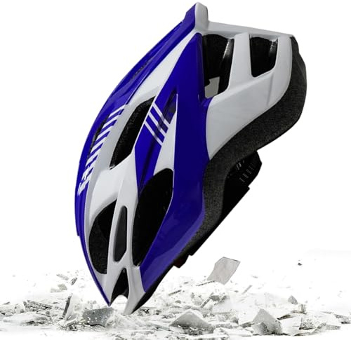Casco per Ciclismo Adulti,Accessorio Bici Casco di Sicurezza per Equitazione | Protezione per la Testura con Cinturino Regolabile per Strada Montagna Scooter Pattinaggio Uomini Donne Ragazzi