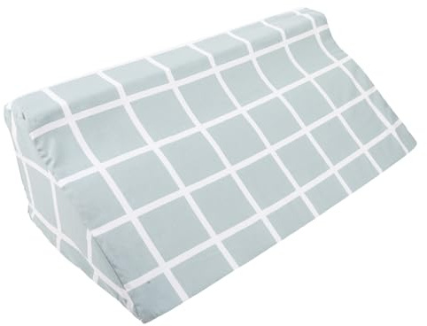 DECOMELODY Almohada de Cuña para Cama Soporte Corporal, Cojín para Persona Postrada, Mejora la Circulación y Relaja el Cuello, Espuma de Alta Densidad para Hospital y Descanso