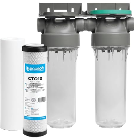 Filtre à eau double 9' 3/4 + pack anti sédiments et odeurs
