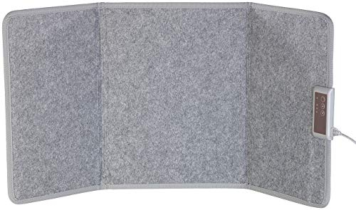 Sichler Haushaltsgeräte Infrarot Panel: Faltbares Fern-Infrarot-Heizpanel, bis 65 °C, 165 Watt, Größe M (Faltbares Infrarot Heizpaneel, Fern-Infrarot-Heizpaneel, Infrarotheizung Schreibtisch)