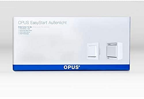 OPUS® EasyStart - Zusätzlicher Lichtschalter im Außenbereich polarweiß