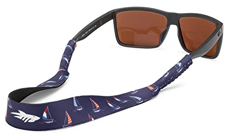 Pilotfish Floating Sunglasses Strap, Premium Lightweight Neoprene Eyewear Retainer, Perfect Size for Men & Women Sailing
