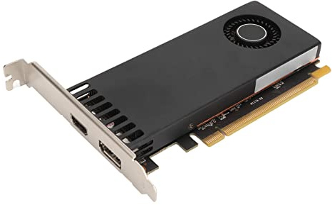 Cartes Graphiques GTX1650 4G D6 LP, Carte Graphique 4G GDDR6 avec Vitesse de Mémoire Vidéo de 12 Gbit/s, Fonctionnalités 3D Prises en Charge, Carte GPU 3 Phases 128 Bits pour