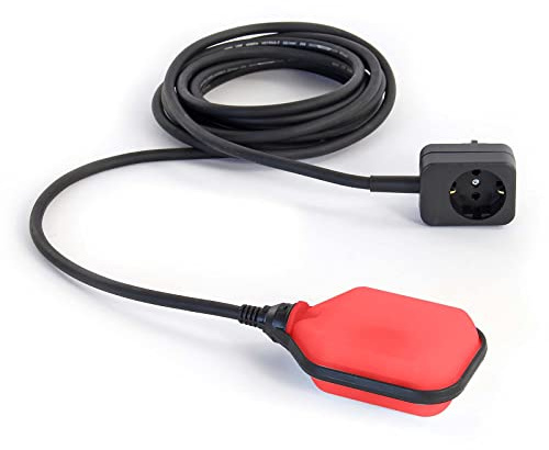 XPOtool Interrupteur à flotteur Bassin Câble 5m Protection Pompage à vide Vidange Étang