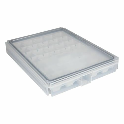LUTH Premium Profi Parts kompatibel mit Liebherr Eiswürfelschale mit Deckel 7423323 für Kühlschrank Gefrierschrank