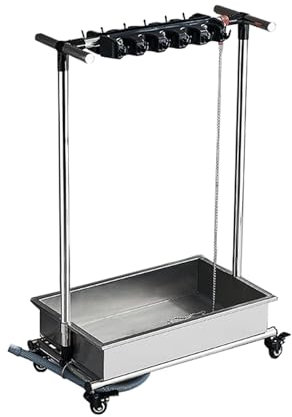 TRGCJGH Carro de Limpieza Profesional, Carritos de Conserjero Sobre Ruedas, Organizador de Suministros de Limpieza, Carrito de Servicio Multifunción(44cm/17.3in)