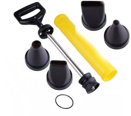 Cement Caulking Mortar Gun Brick Pointing Grouting Tool Professional Gun Set with 4 Nozzle Mortar Grouting Pump