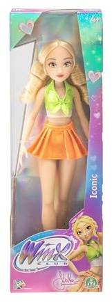 Winx Iconic Doll – Stella with Signature Outfit & Articulated Joints – Classic 27cm Fashion Doll with Golden Hair – Official Winx Club Toy for Girls – Magical Adventure Play – Ages 4+