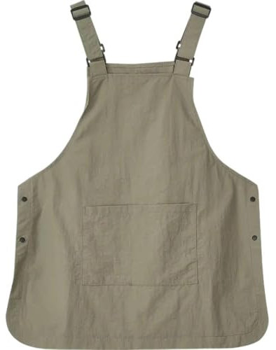 HiyyFloy Tablier De Chef Imperméable Réglable avec 2 Poches pour Femme, Idéal pour Le Jardin, Cuisine, Le Restaurant Ou Le Service De Restauration.