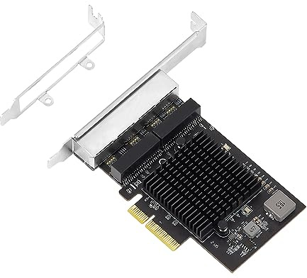 Tarjeta de red PCIE RTL8125B de 2.5 Gigabit, tarjeta de red LAN RJ45 de 4 puertos, tarjeta de red de escritorio, 10/100/1000/2500Mbps