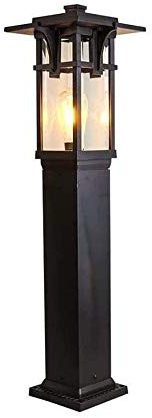 Farolas Para Exteriores, Bolardo De Poste, Lámpara De Pilar De Aluminio Cuadrada Impermeable Para Césped, Lámpara De Columna De Jardín, Iluminación De Pedestal, Iluminación De Paisaje, Iluminación De
