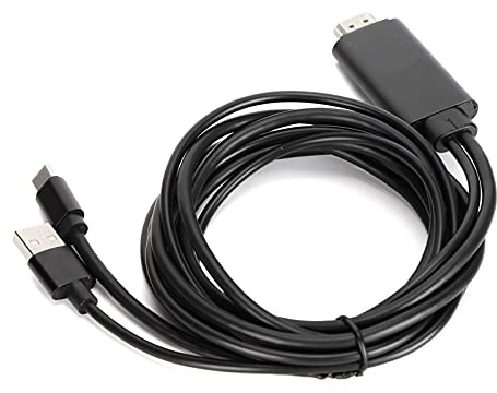 KIMISS Cavo Ad Alta velocità da 1,8 M 4K Tipo C a da Telefono Cellulare a Schermo di Sincronizzazione HDTV Elettronica/televisione e Video/accessori/cavi