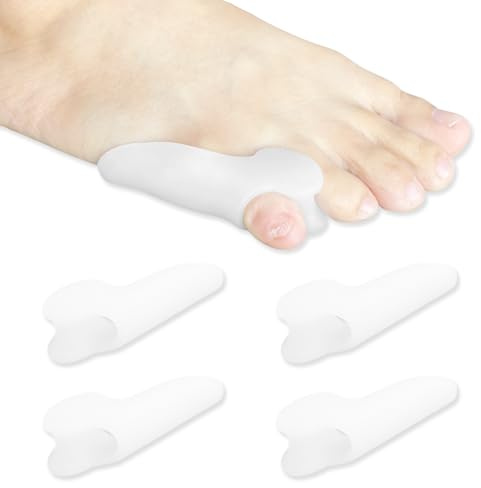 RYHHH Petit Correcteurs D'orteils | Séparateurs D'orteils en Gel | 4 Pièces | pour Protection Petits Orteils | Frottement | Soulager la Pression | Hommes et Femmes